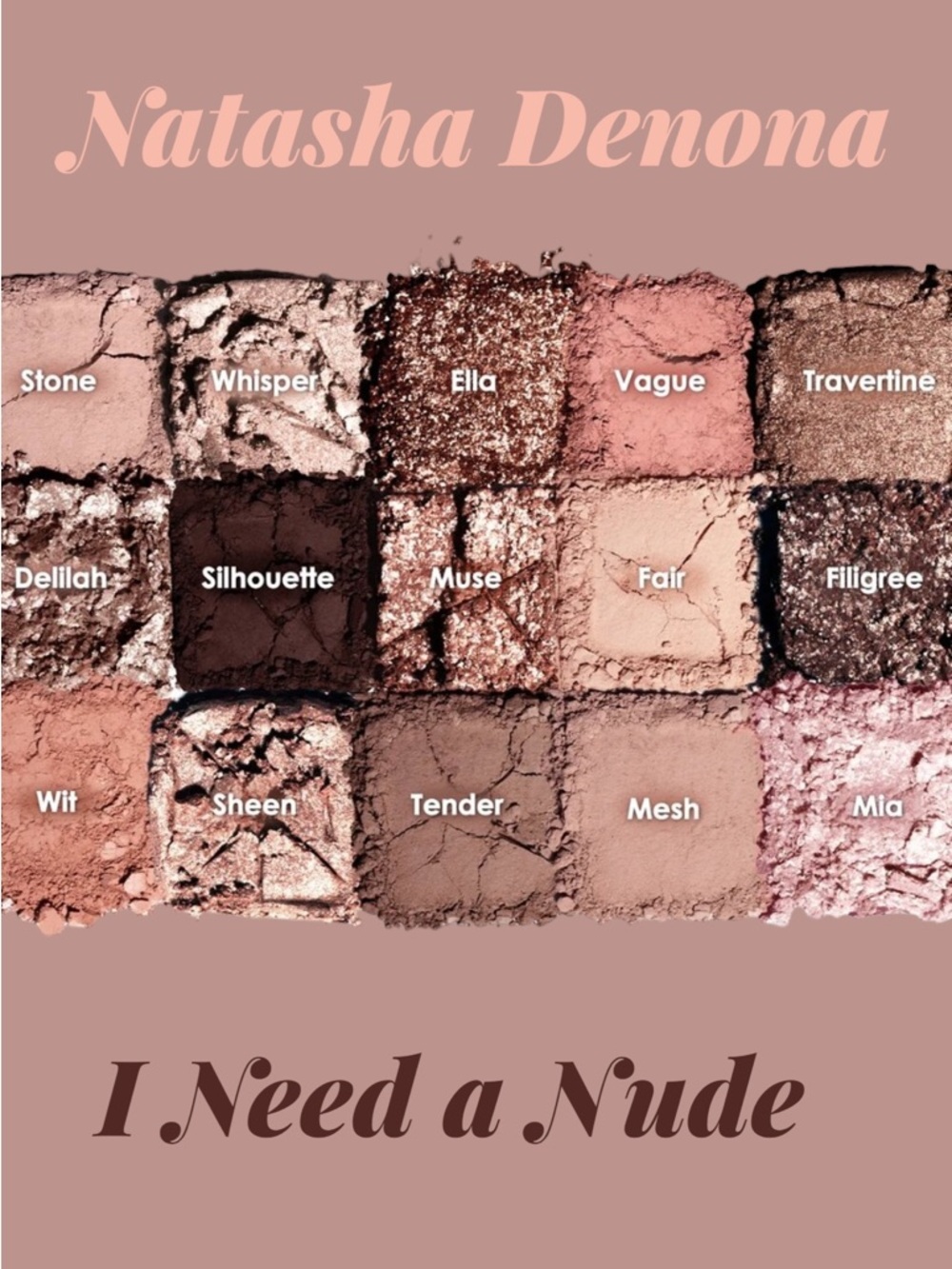 BNIB ✅ Natasha Denona I NEED A NUDE PALETTE  Eyeshadow Palette ✨ BNIB - Picture 2 of 4